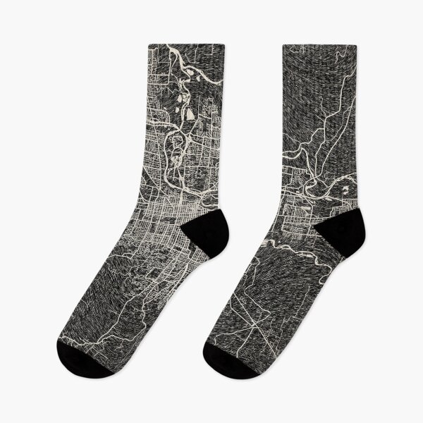 Item preview, Eugene map Oregon Ink lines 2 designed and sold by InkMaps.