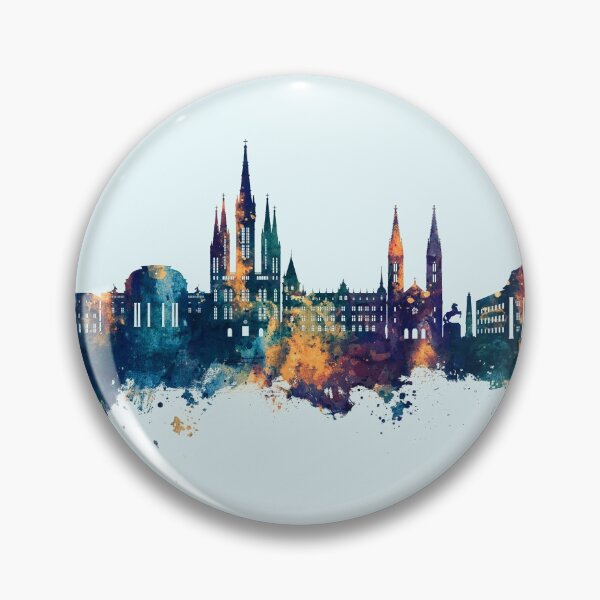 Item preview, Wiesbaden Germany Skyline designed and sold by ArtPrints.