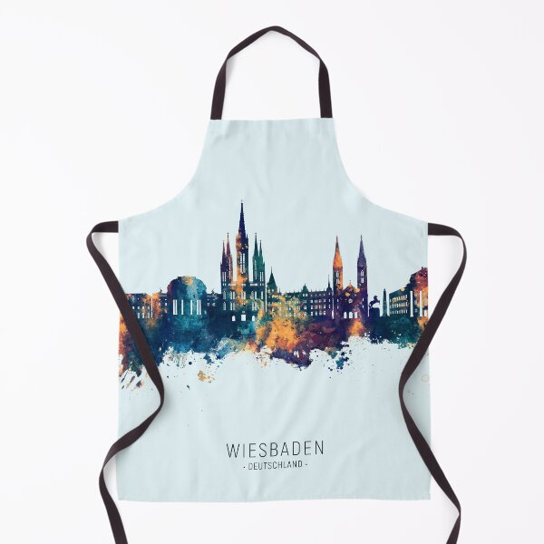 Item preview, Wiesbaden Germany Skyline designed and sold by ArtPrints.