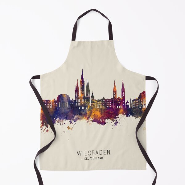 Item preview, Wiesbaden Germany Skyline designed and sold by ArtPrints.