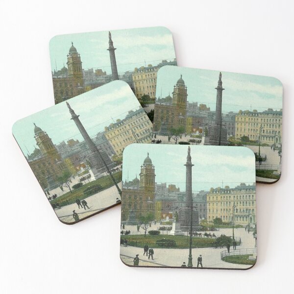 Item preview, Vintage Illustration of George Square, Glasgow designed and sold by yourscotland.