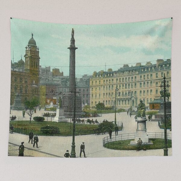 Item preview, Vintage Illustration of George Square, Glasgow designed and sold by yourscotland.