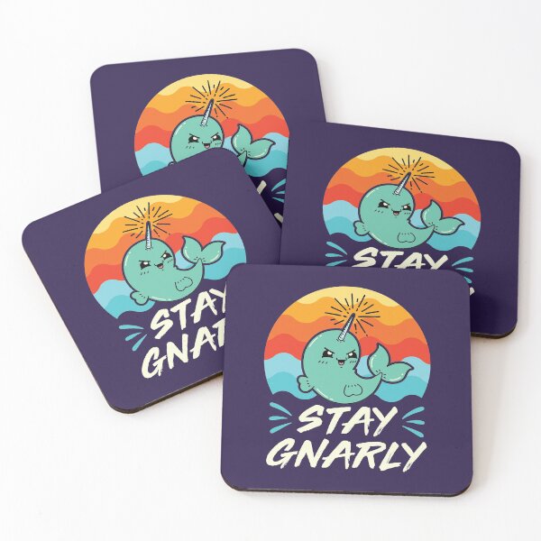 Item preview, Stay Gnarly Cute Narwhal Lover designed and sold by jaygo.