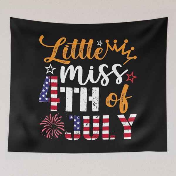 Item preview, Little Miss 4th Of July designed and sold by sriniboss758.