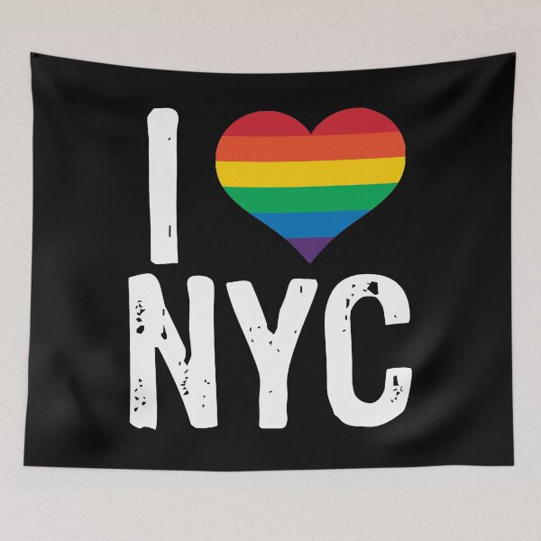 Item preview, I Love NYC Pride designed and sold by The "I Love Everything" Shop.