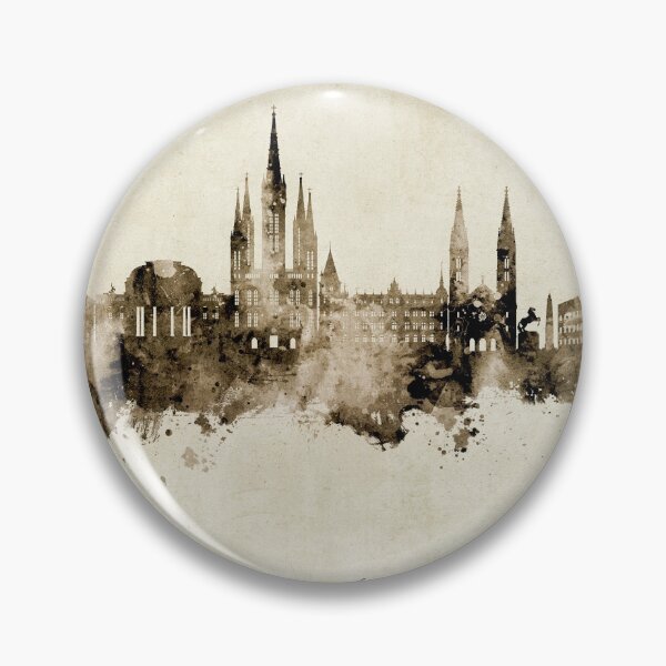 Item preview, Wiesbaden Germany Skyline designed and sold by ArtPrints.