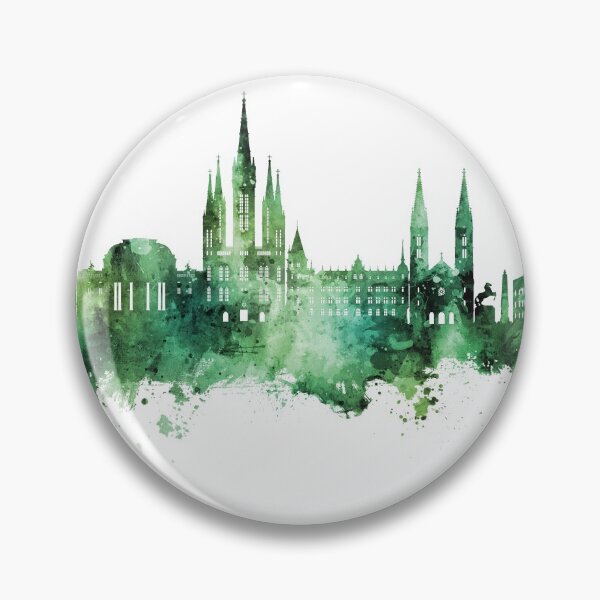Item preview, Wiesbaden Germany Skyline designed and sold by ArtPrints.