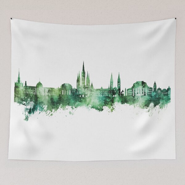 Item preview, Wiesbaden Germany Skyline designed and sold by ArtPrints.
