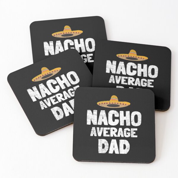 Item preview, Nacho Average StickerNacho Average Dad Mexican Hat  designed and sold by Mintybatteo.