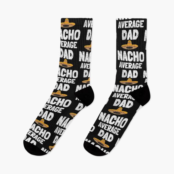 Item preview, Nacho Average StickerNacho Average Dad Mexican Hat  designed and sold by Mintybatteo.