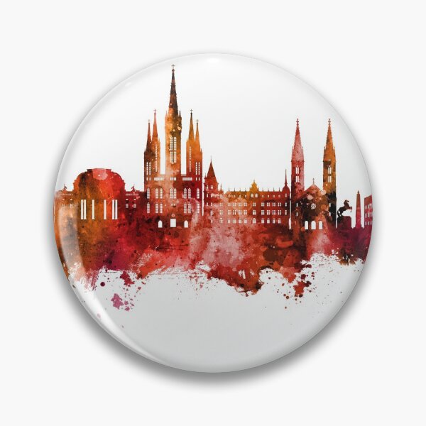 Item preview, Wiesbaden Germany Skyline designed and sold by ArtPrints.