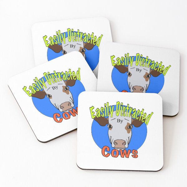 Item preview, Easily Distracted by Cows designed and sold by Laura Burger.