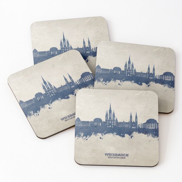 Item preview, Wiesbaden Germany Skyline designed and sold by ArtPrints.