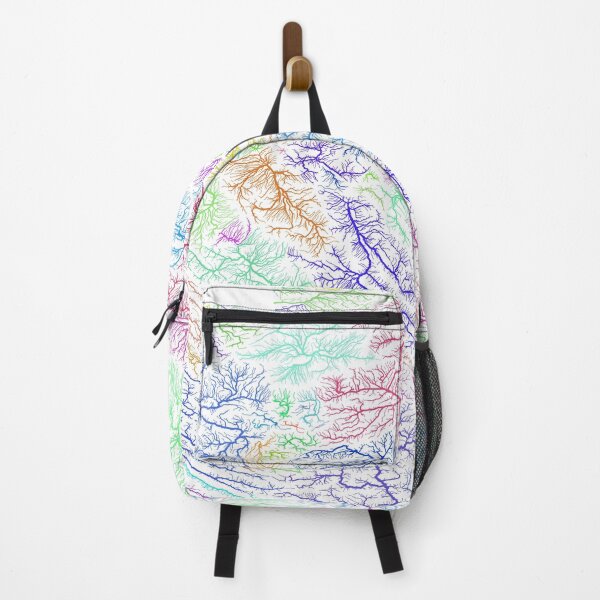 Item preview, Iran River Basin Map in Rainbow Colours with White Background designed and sold by GrasshopperGeo.