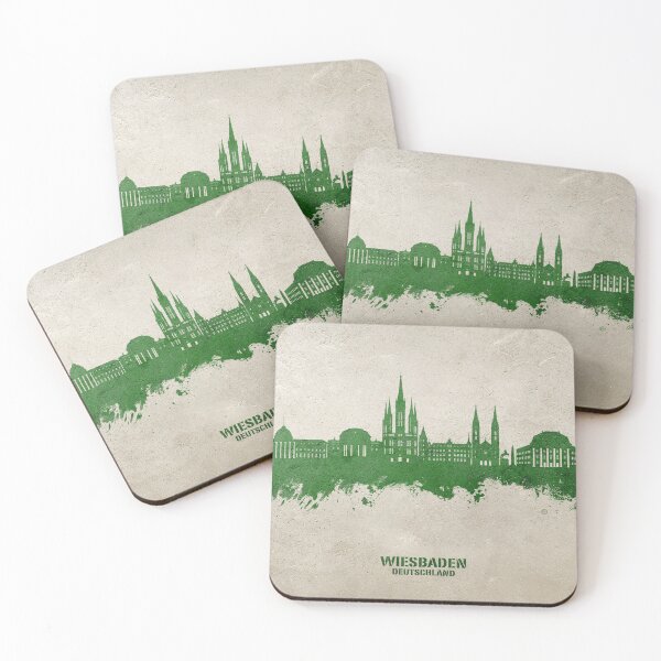 Item preview, Wiesbaden Germany Skyline designed and sold by ArtPrints.