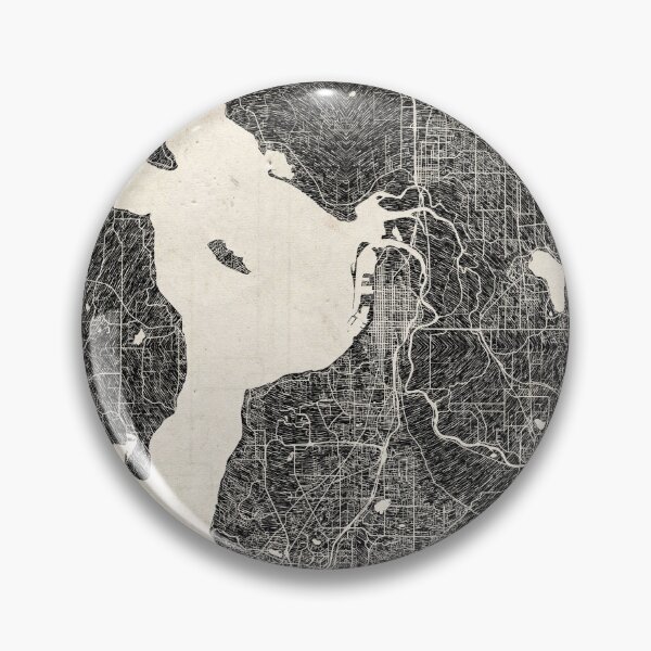 Item preview, Everett map Washington Ink lines designed and sold by InkMaps.