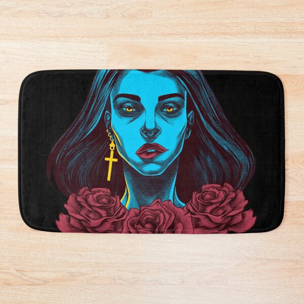 Item preview, Portrait of a woman with roses. designed and sold by SanuokGevitter.