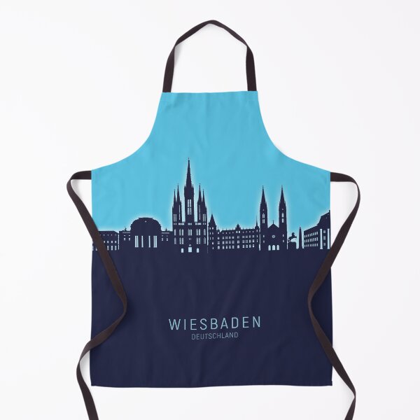 Item preview, Wiesbaden Germany Skyline designed and sold by ArtPrints.