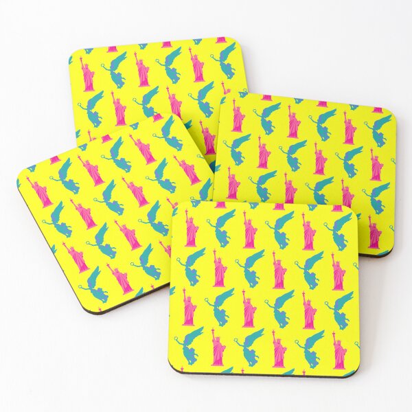 Item preview, Liberty and Independence - Two Nations - Blue and Mexican Pink designed and sold by MexaPrint.