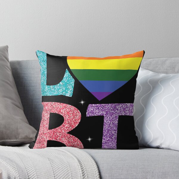 Item preview, Gay LGBT-Q Cute Heart Pride Rainbow Flag Ally designed and sold by KurtHolt.