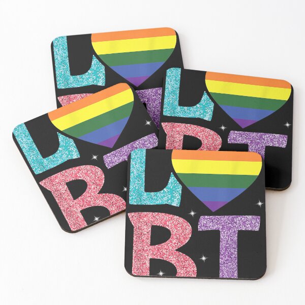 Item preview, Gay LGBT-Q Cute Heart Pride Rainbow Flag Ally designed and sold by KurtHolt.