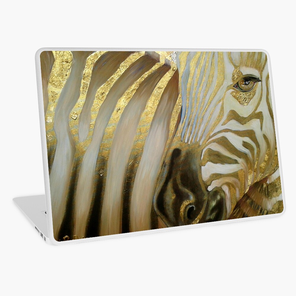 Zebra Code Laptop Skin