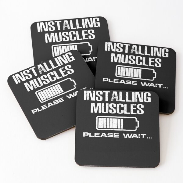 Item preview, Gym Funny Workout Installing Muscles Please Wait designed and sold by woodesigner.