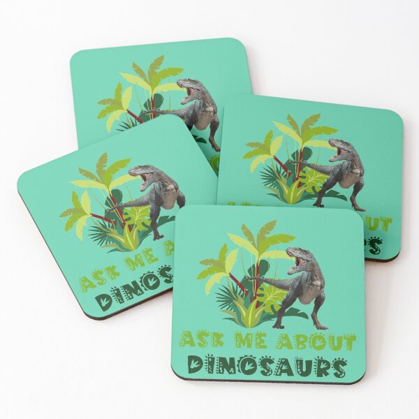 Item preview, Ask me about dinosaurs,t-tex jungle design designed and sold by MiloHarris.