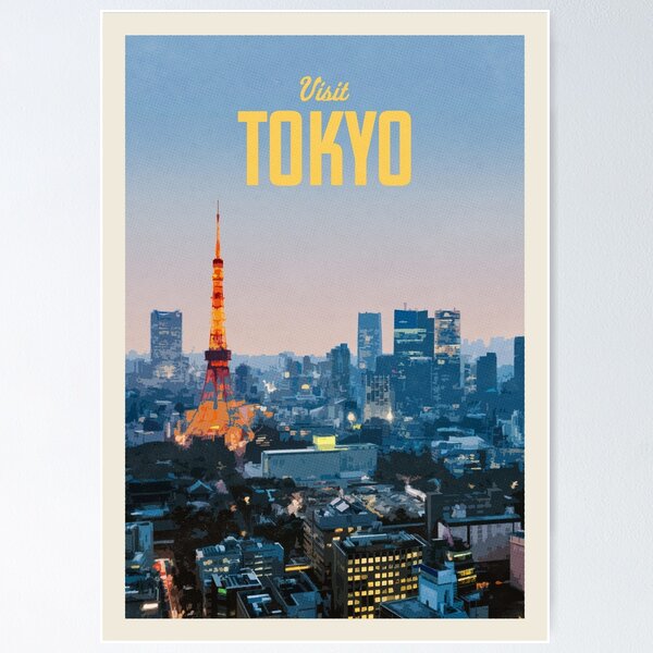 Aperçu de l'œuvre Visiter Tokyo créée et vendue par CallumGardiner.