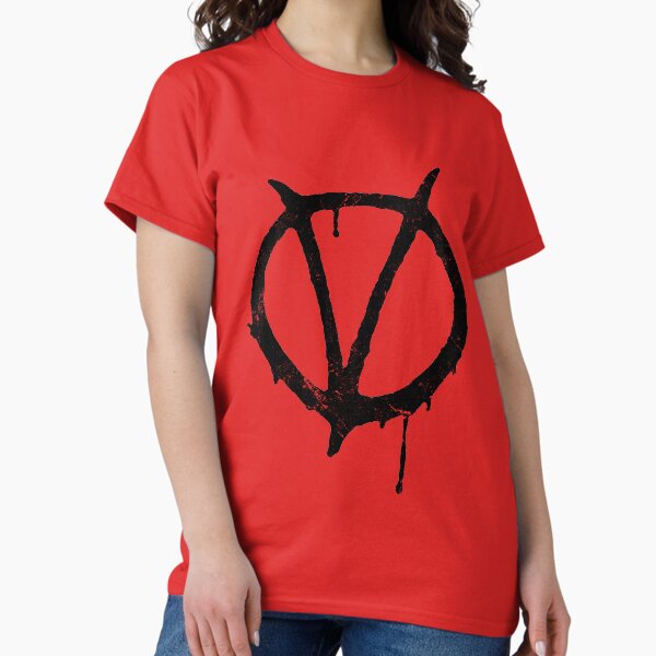 Artikel-Vorschau von V wie Vendetta Vintage-Symbol, designt und verkauft von Coccomedian.