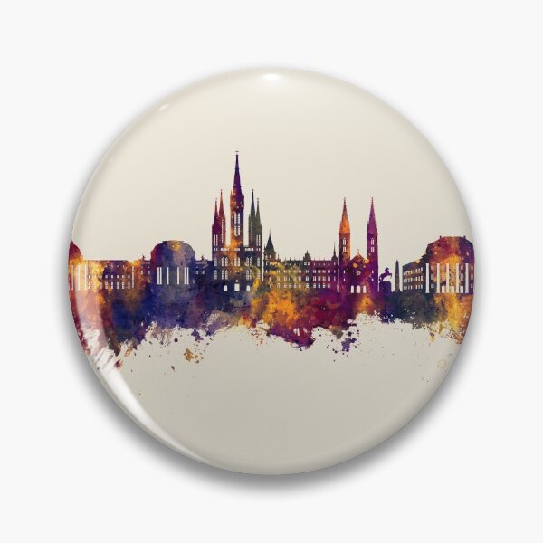 Item preview, Wiesbaden Germany Skyline designed and sold by ArtPrints.