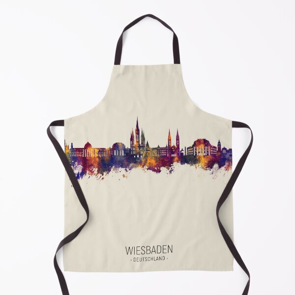 Item preview, Wiesbaden Germany Skyline designed and sold by ArtPrints.