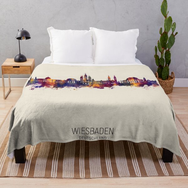 Item preview, Wiesbaden Germany Skyline designed and sold by ArtPrints.