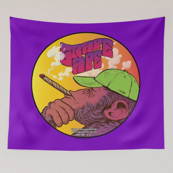 Item preview, Grape Ape Cannabis Strain Art designed and sold by kushcoast.