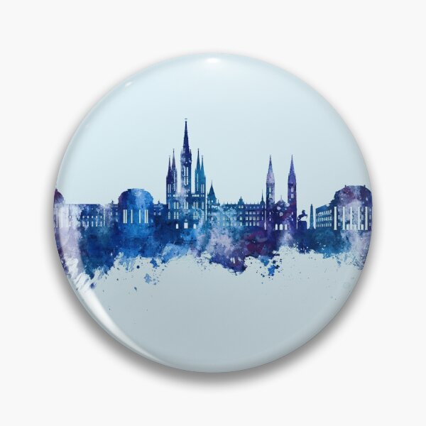 Item preview, Wiesbaden Germany Skyline designed and sold by ArtPrints.