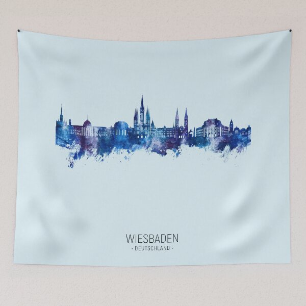 Item preview, Wiesbaden Germany Skyline designed and sold by ArtPrints.