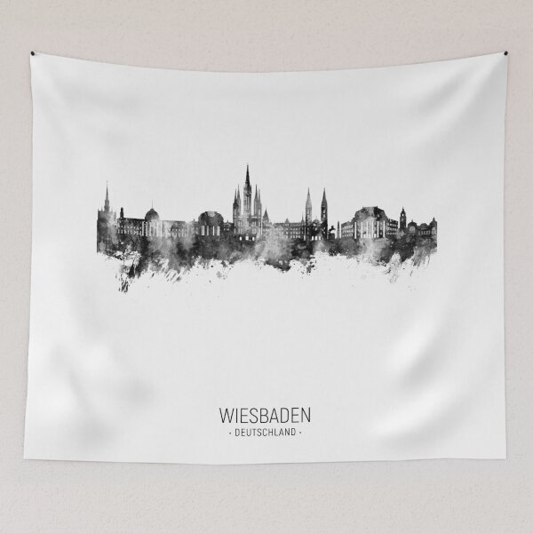 Item preview, Wiesbaden Germany Skyline designed and sold by ArtPrints.