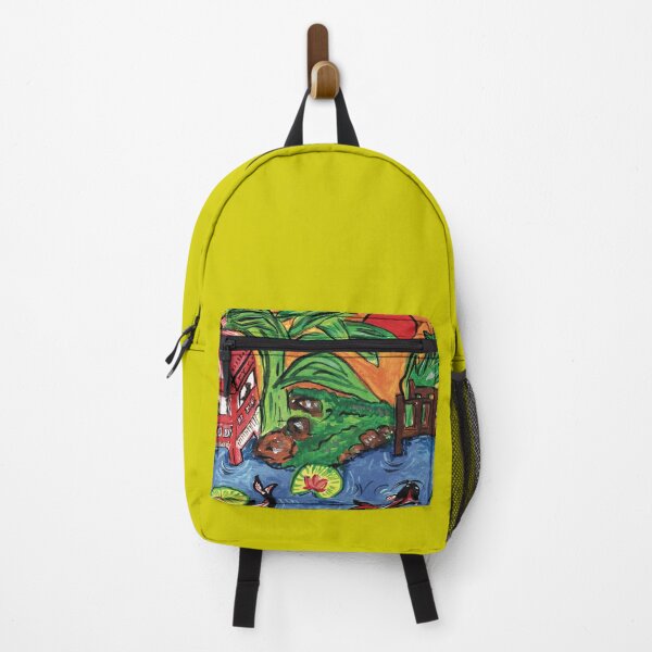 Item preview, Koi Fish Lotus Pond Illustration designed and sold by CrackPotByCPS.