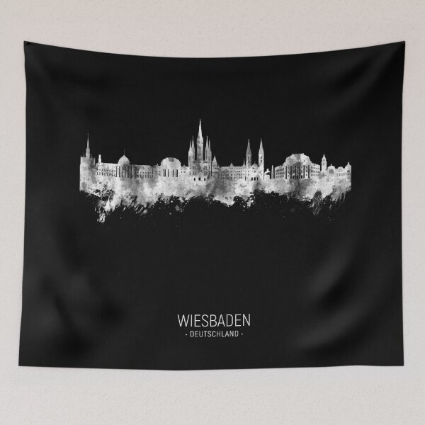Item preview, Wiesbaden Germany Skyline designed and sold by ArtPrints.