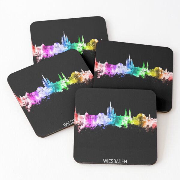 Item preview, Wiesbaden Germany Skyline designed and sold by ArtPrints.