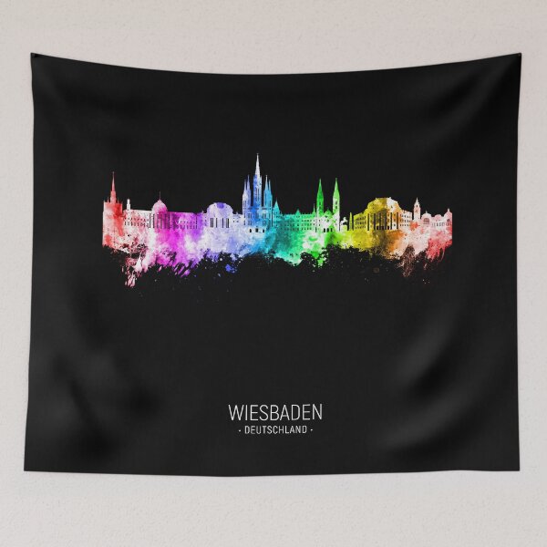 Item preview, Wiesbaden Germany Skyline designed and sold by ArtPrints.