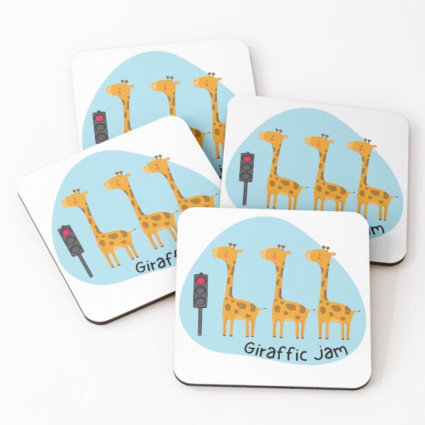 Item preview, Giraffic Jam - Animal pun designed and sold by The Agreeable Raven.