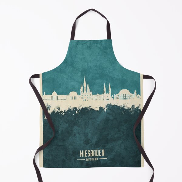 Item preview, Wiesbaden Germany Skyline designed and sold by ArtPrints.