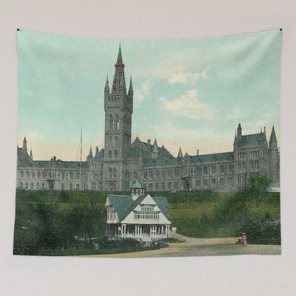 Item preview, Vintage Illustration of Glasgow University designed and sold by yourscotland.