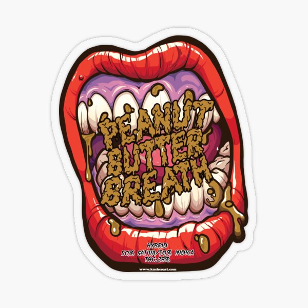 Aperçu de l'œuvre Art de la variété de cannabis Peanut Butter Breath créée et vendue par kushcoast.