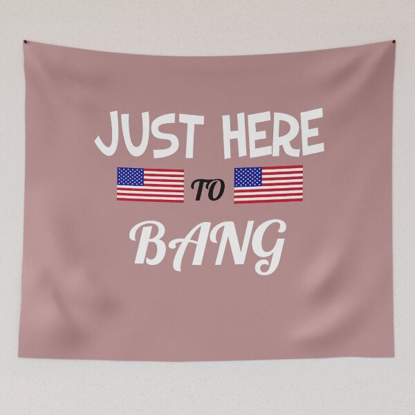 Item preview, Just Here To Bang designed and sold by shirtsdesignpk.