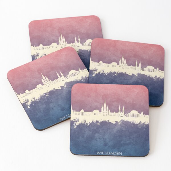 Item preview, Wiesbaden Germany Skyline designed and sold by ArtPrints.