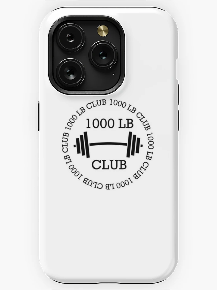 1000 lb Club  iPhone Case for Sale by jhguitars