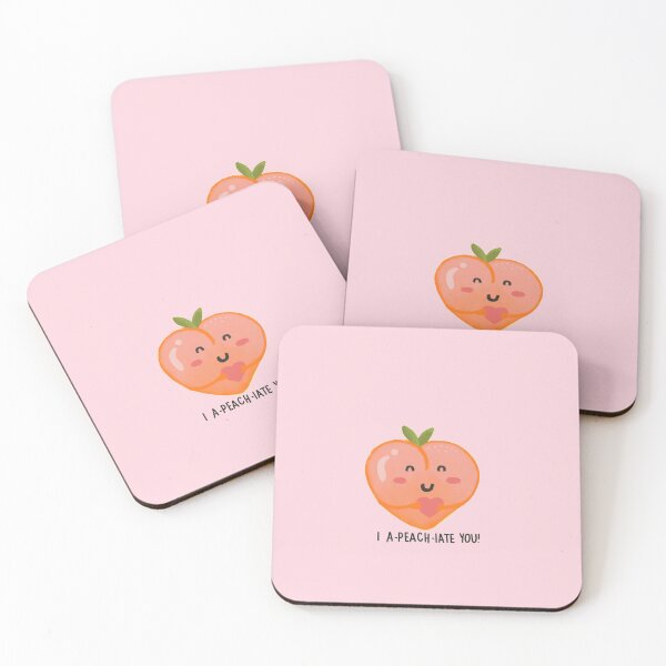 Item preview, I a-peach-iate you! Peach Fruity Quote designed and sold by daisygeorgia.