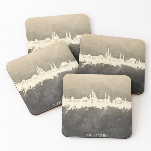 Item preview, Wiesbaden Germany Skyline designed and sold by ArtPrints.